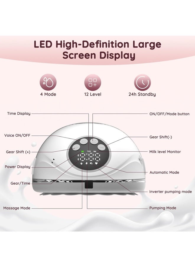 خذها مضخة الثدي بدون استخدام اليدين مع 4 أوضاع و 12مستويات - Image 4